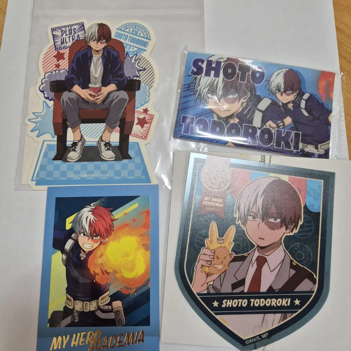 Bulk Hiroaka Todoroki Shoto Pashakore sticker kard and other tributaries