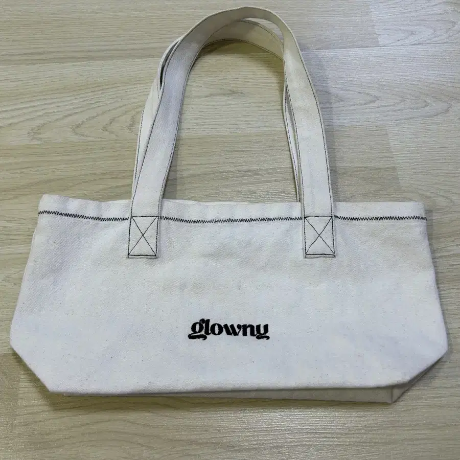 glowny canvas tote bag ivory 글로니 캔버스 토트백