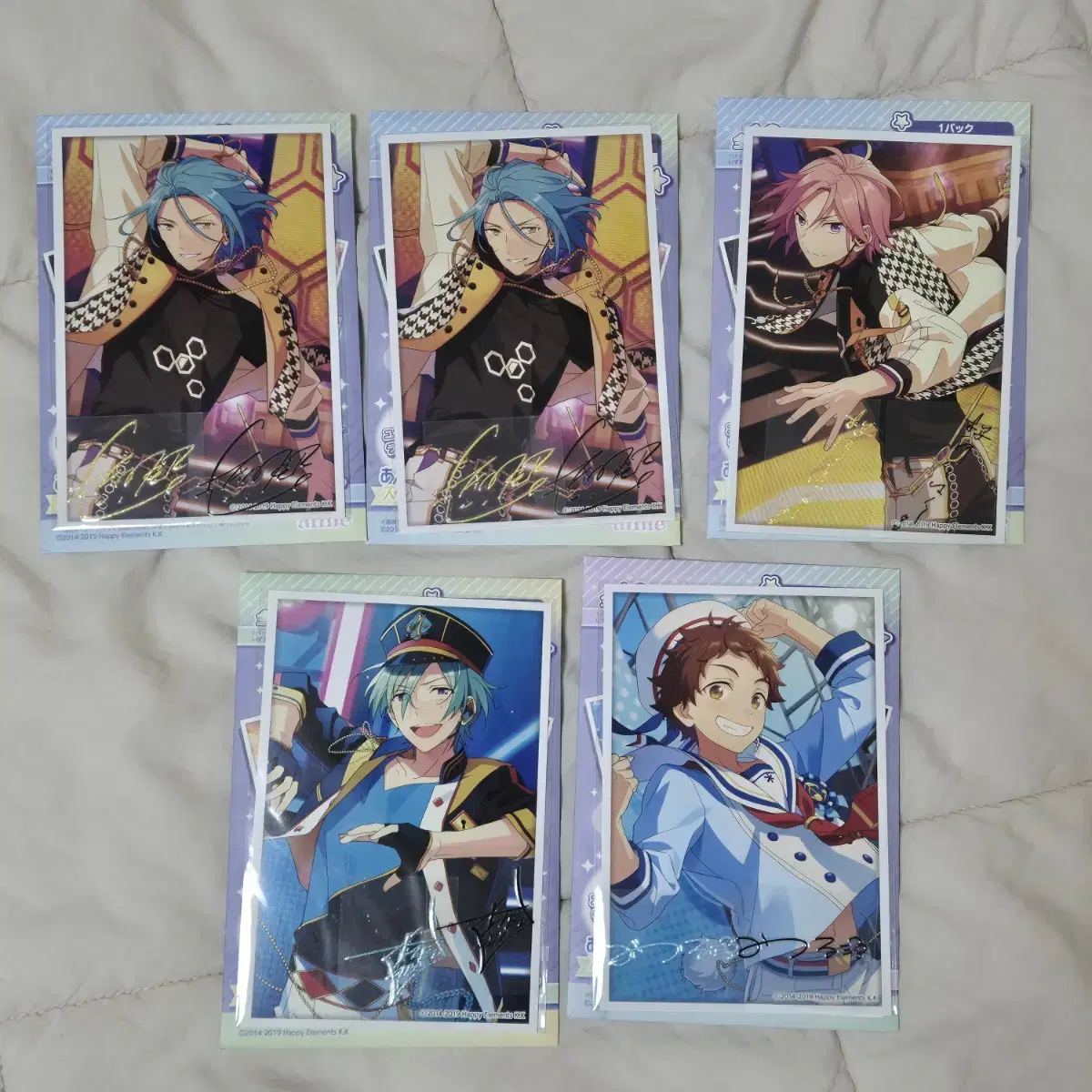 Angsta signature sticker signature sticker Himeru Tatsumi Mitsuru Chiryu goods