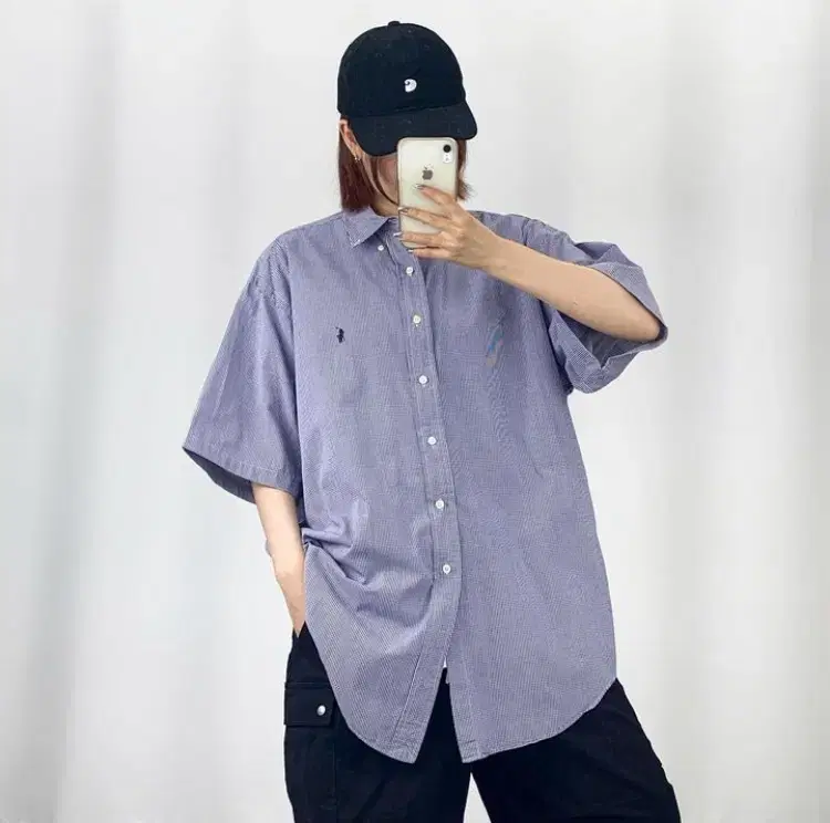 [3XL]Polo Purple Zancheck Short Sleeve Shirt CH5501