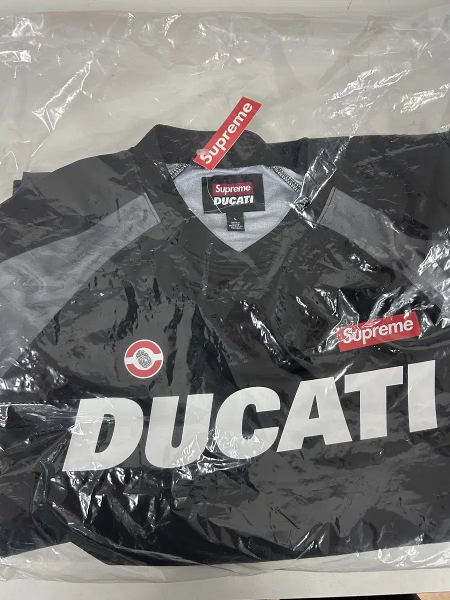 Supreme x Ducati Soccer Jersey Black - 24SS - Small