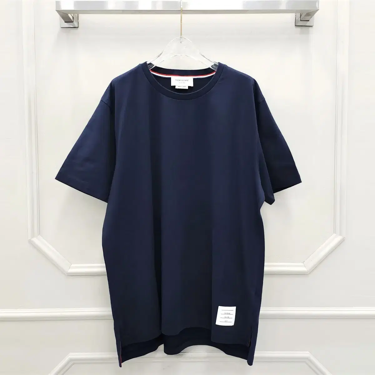 3 / Thom Browne Three-Season Tap Short Sleeve Tee