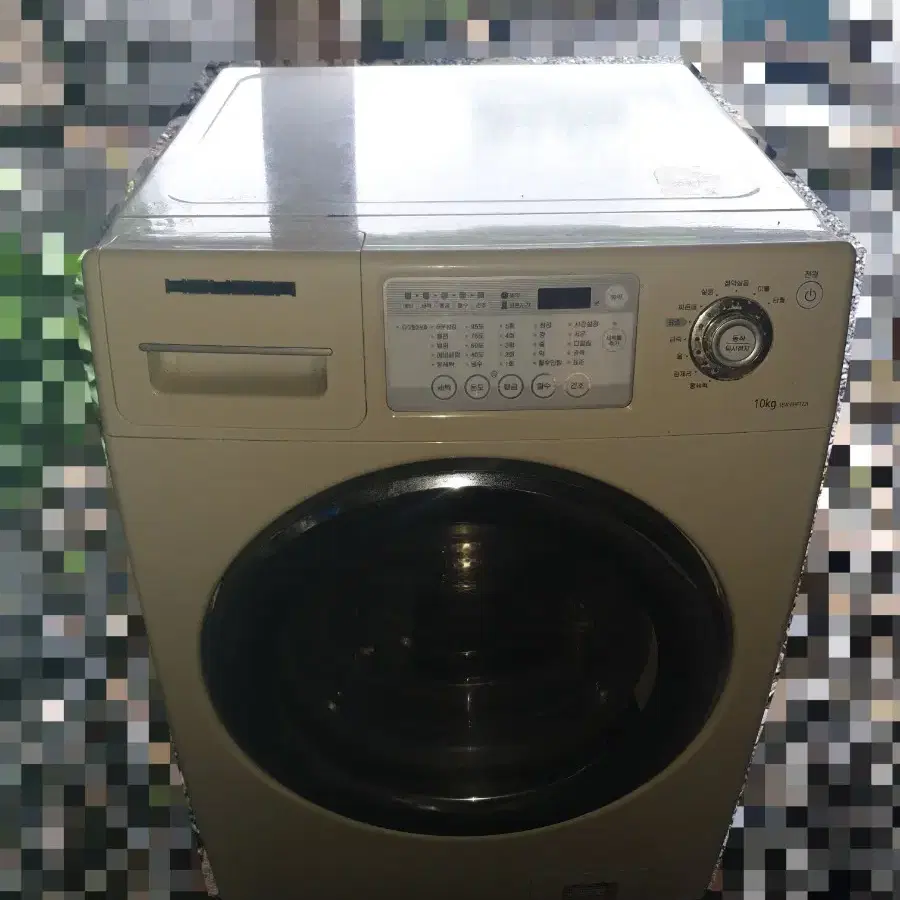 삼성 하우젠 드럼 세탁기 10kg 용량 sew-6hr122l