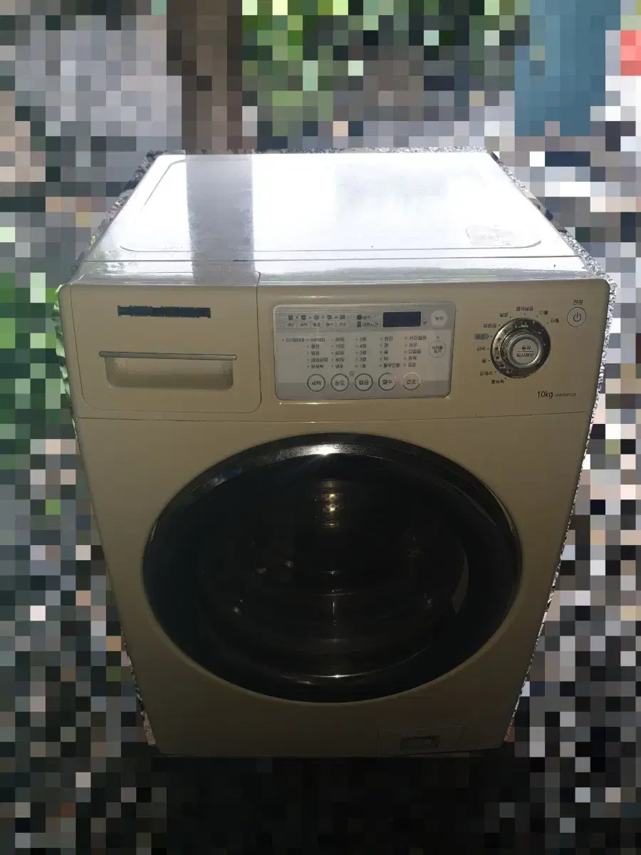 삼성 하우젠 드럼 세탁기 10kg 용량 sew-6hr122l