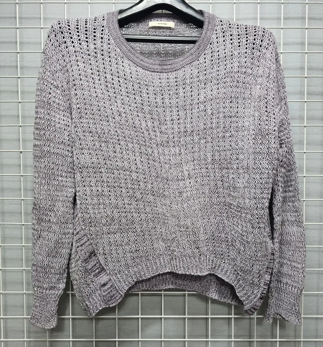 SYSTEM SYSTEM Women's mesh knit