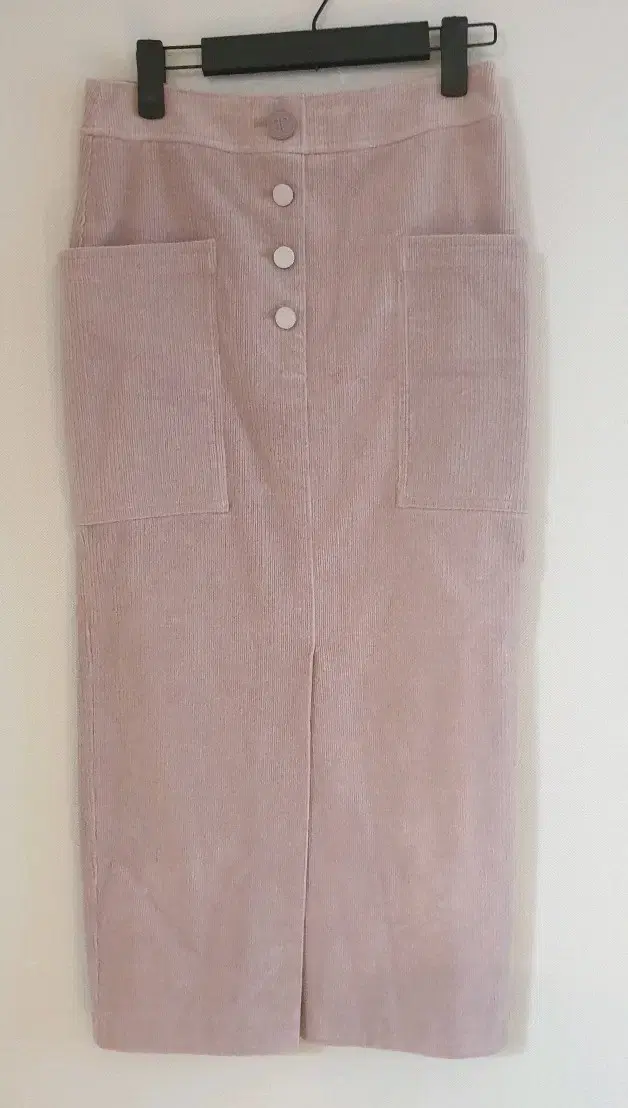 Hansom TIME corduroy cut-out skirt in superfine lavender colorSuperfine corduroy