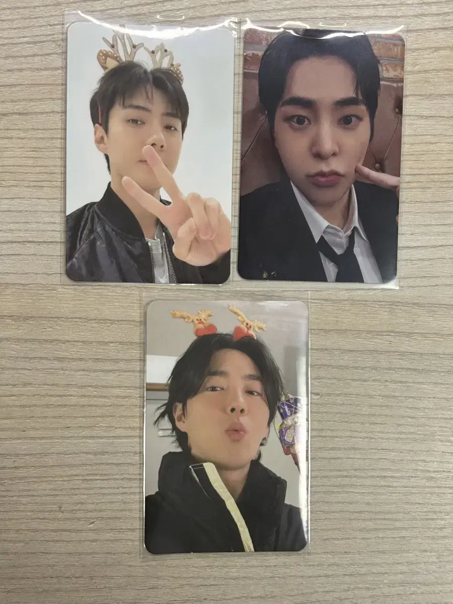 exo suho xiumin sehun pinkchristmas randompack photocard exist digipack 급처