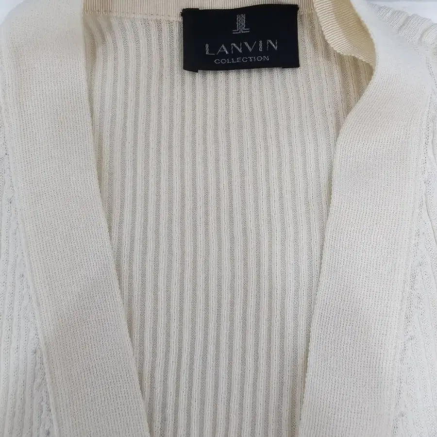 LANVIN 랑방 컬렉션 여성용 얇은 니트 롱가디건