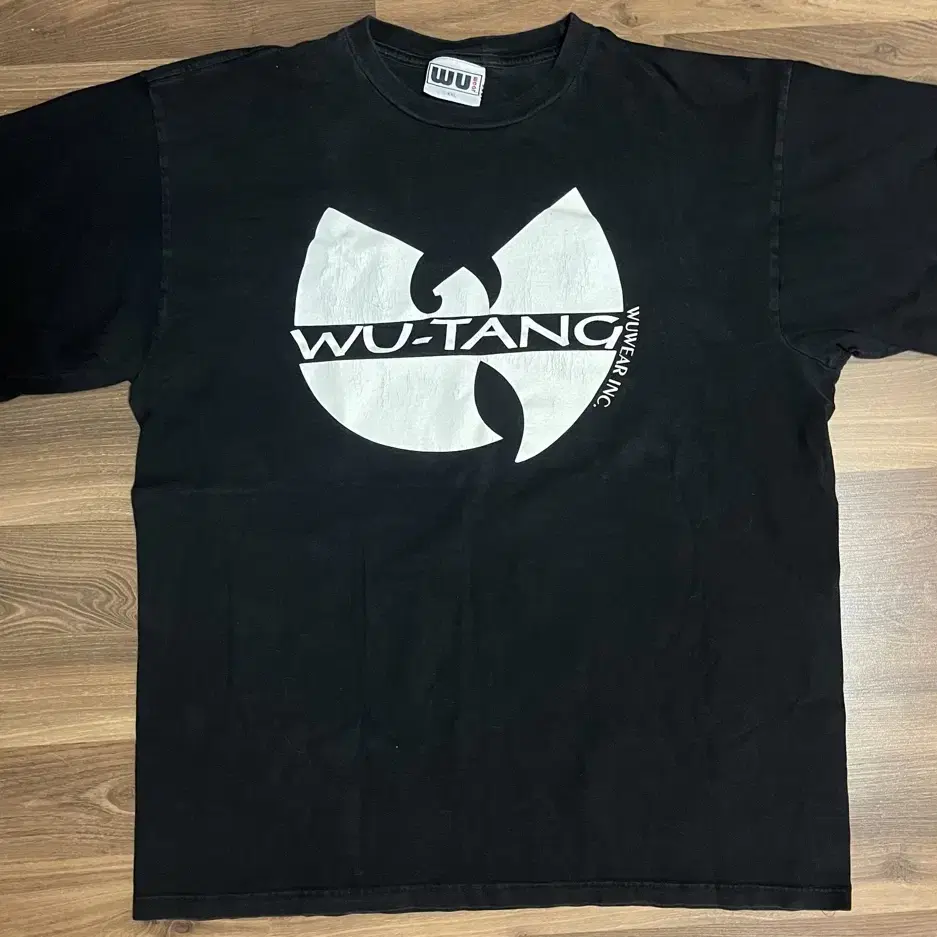 90s 빈티지 우탱 로고 반팔티 XXL wu tang 밴드티