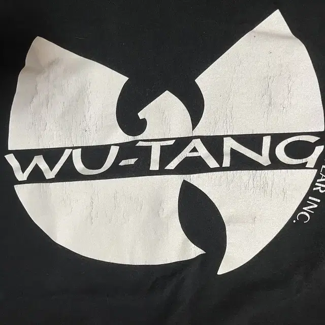 90s 빈티지 우탱 로고 반팔티 XXL wu tang 밴드티