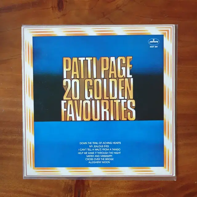 Patti Page 20 Golden Favorites lp