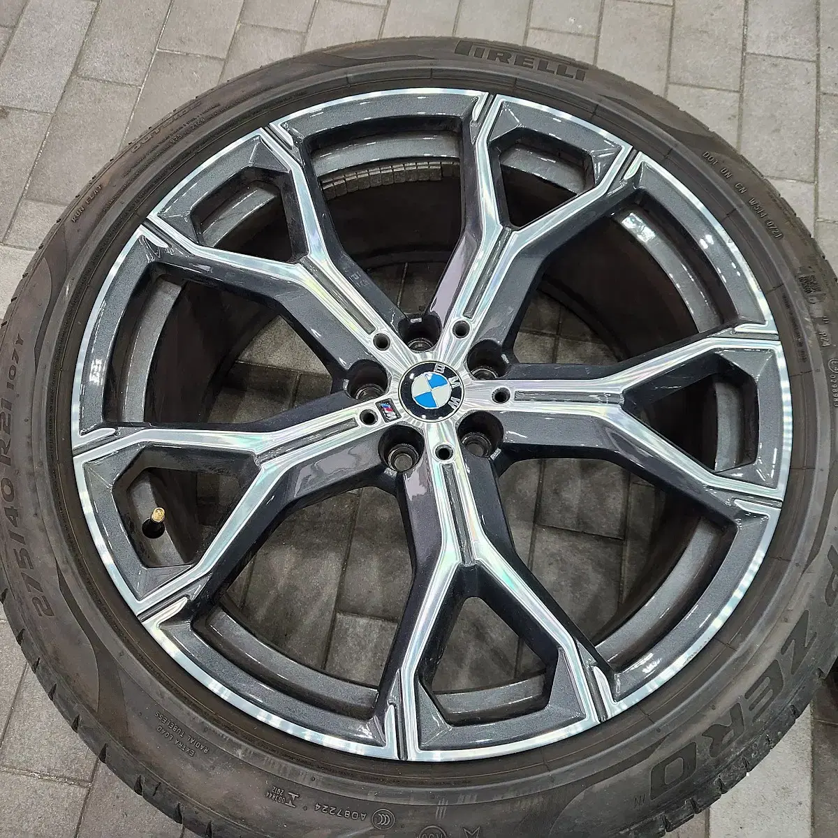 bmw x5 x6 741m 순정 21인치 휠타이어 한대분 판매합니다