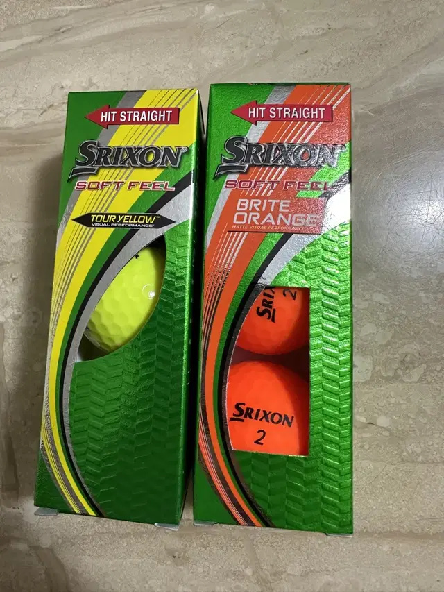 SRIXON 스릭슨 소프트필 3구 투어옐로우 , 브라이트오렌지 새상품