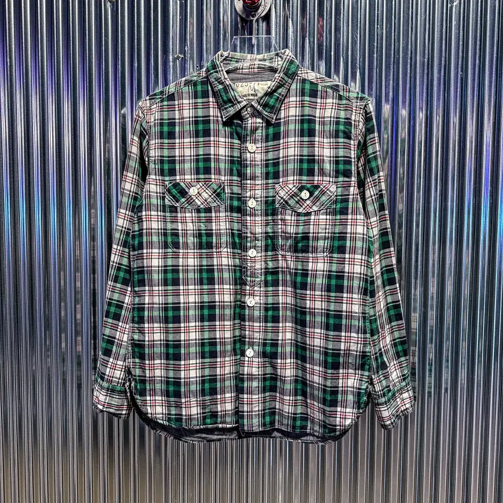 drv check long sleeve shirt (domestic M) CB915