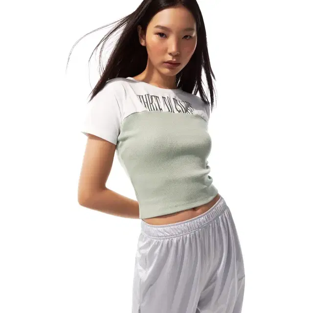 쓰리투에이티 레이어드 튜브탑 LAYERED TUBE TOP T-SHIRT