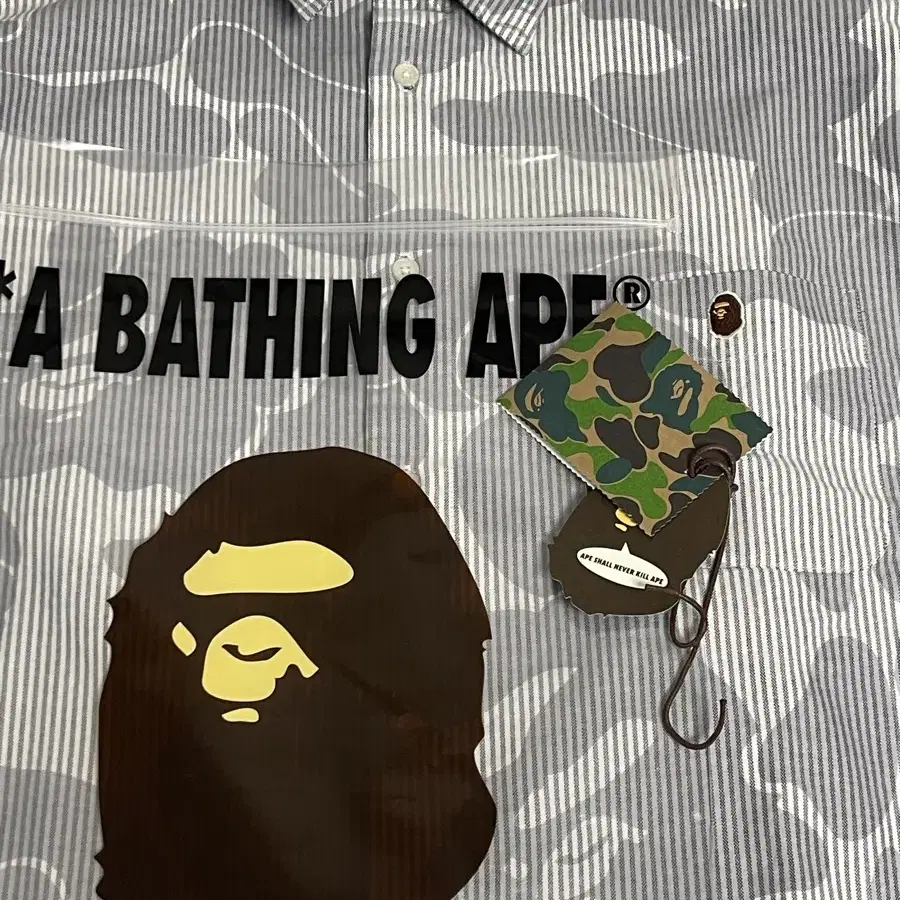 (3회착용) BAPE 베이프 반팔셔츠 XXL