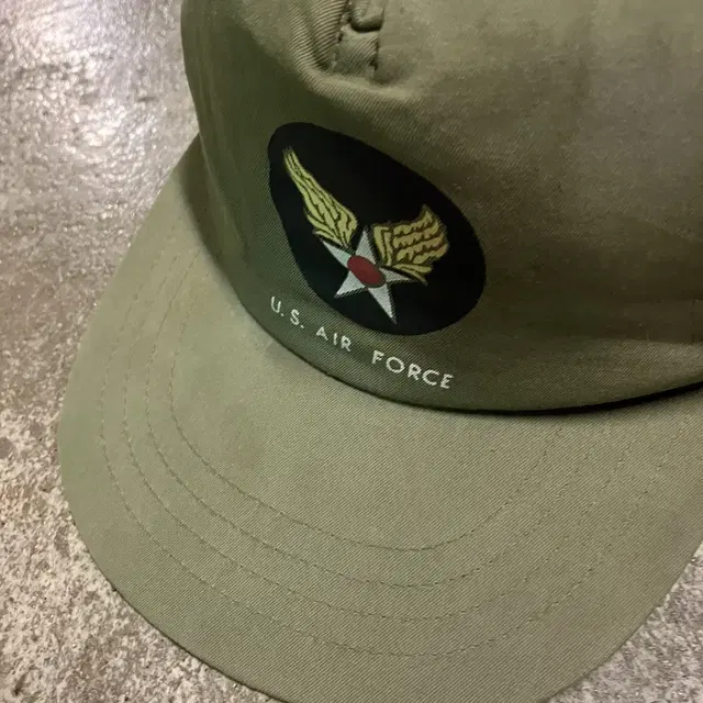 러프넥 U.S Air Force 밀리터리 캡 OS