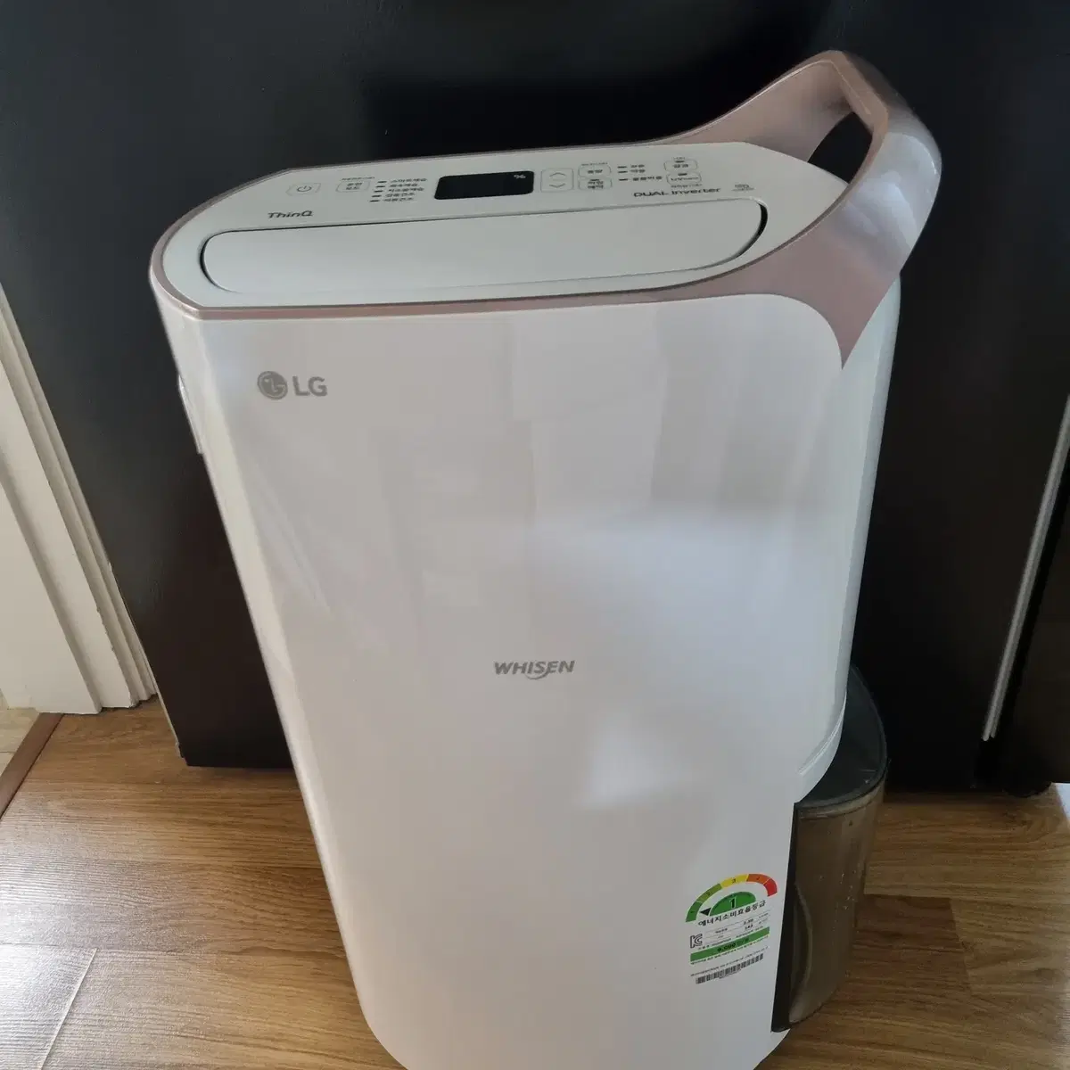 LG 휘센 20L 대용량 듀얼 인버터 제습기 DQ202PGUA 골드