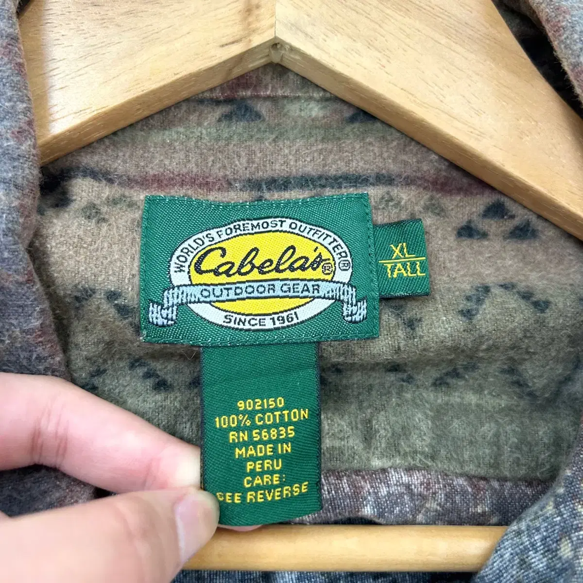 Cabelas 카벨라스 나바호 에스닉 플란넬 셔츠