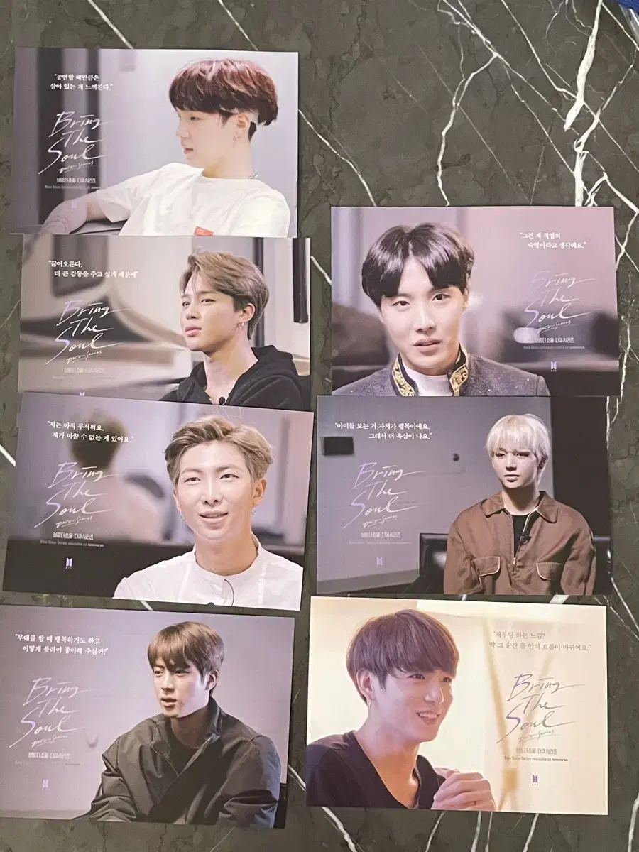 BTS Bring the soul pre-order benefit Photo.