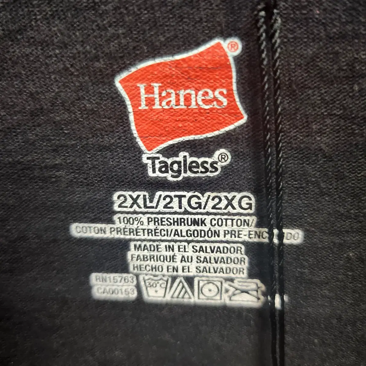 Hanes tagless 반팔 티셔츠