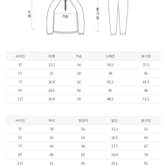 팬콧 여아 래쉬가드 세트(11T)