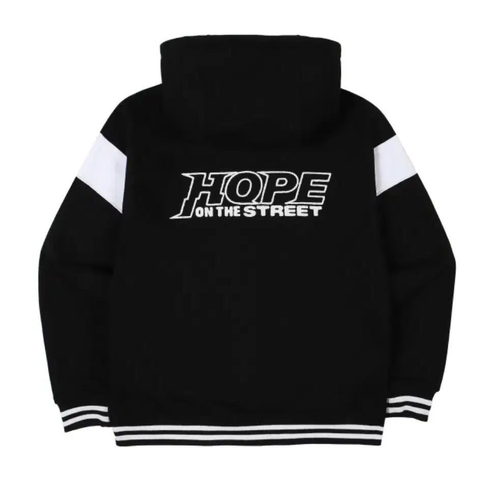 [판매완료] 제이홉 후드 자켓 Varsity Jacket(black)