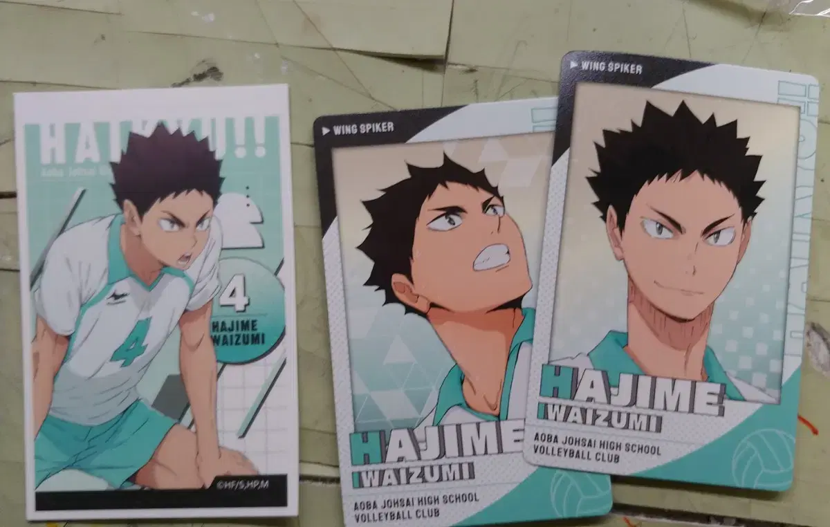 (Bulk) Haikyuu Iwachan kards, sticker sells