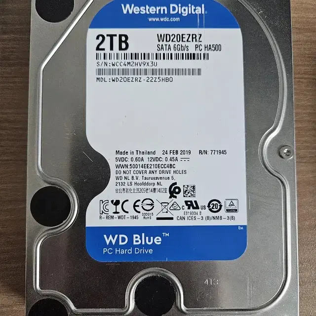 하드디스크 HDD 3.5인치 4TB 2TB 1TB