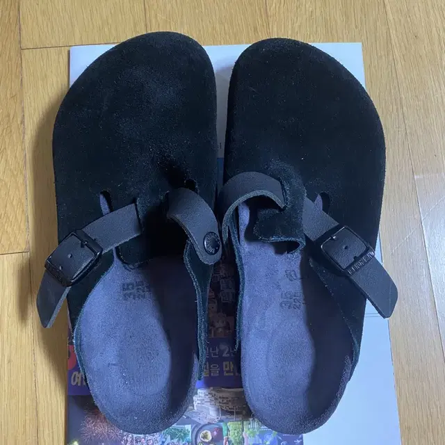 버켄스탁 Birkenstock 보스턴 타우페 35 블랙 225~230