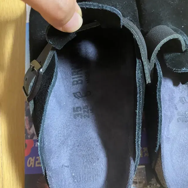 버켄스탁 Birkenstock 보스턴 타우페 35 블랙 225~230