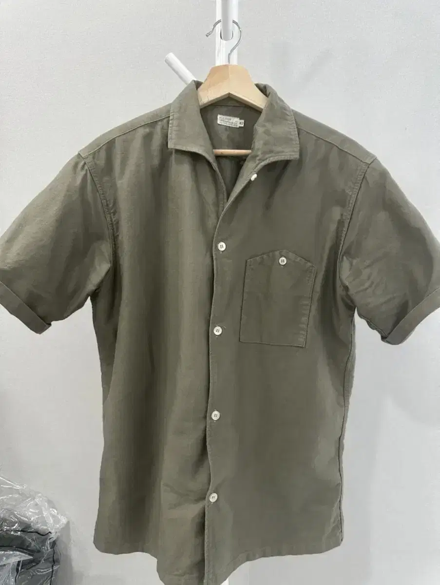 Warehouse Open Cara Shirt XL (OD GREEN 42)