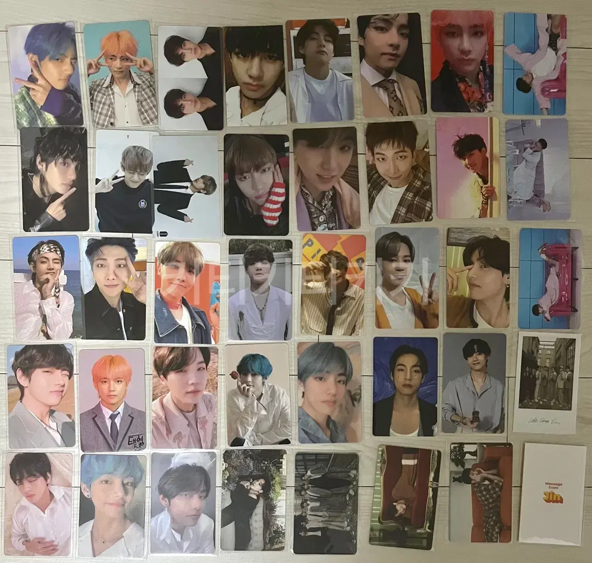 Bangtan photocard v Taehyung jimin jungkook Hoseok Namjoon jin suga BTS BTS