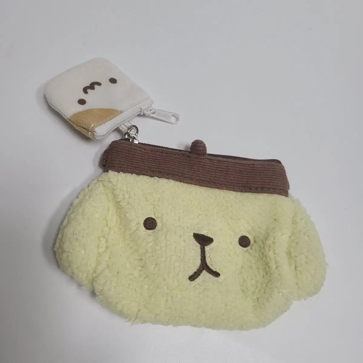 San Rio Pompompurin Hamster doll pow keyring keyring pouch coin purse classic