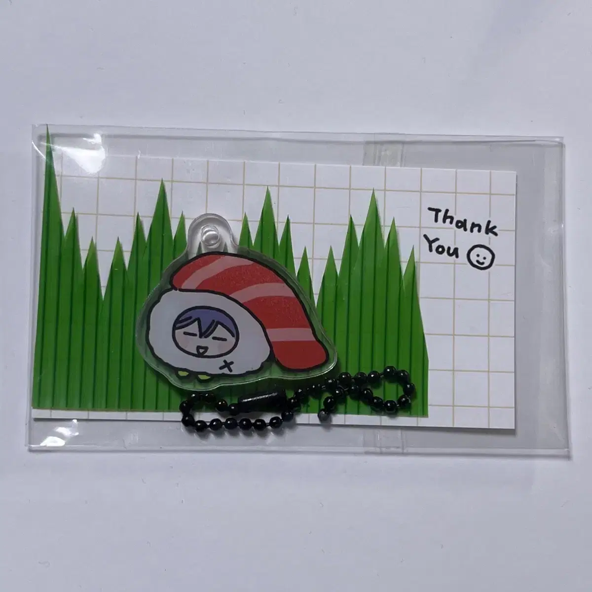 Garbage Time Good Genim Sushi acrylic keyring