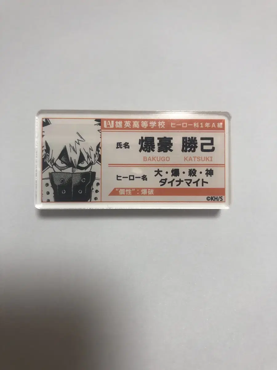 Hiroaka Bakugo Name Badge