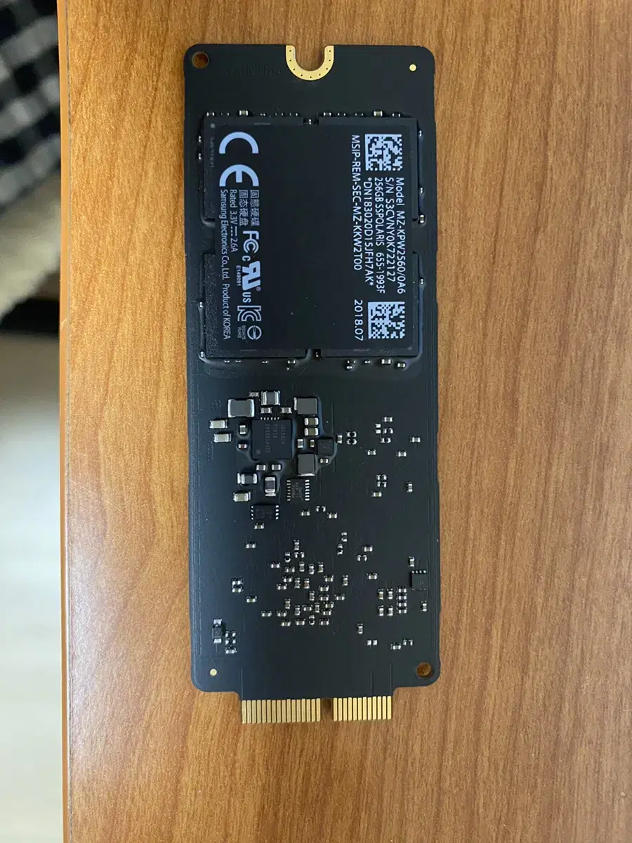 애플 ssd 265기가