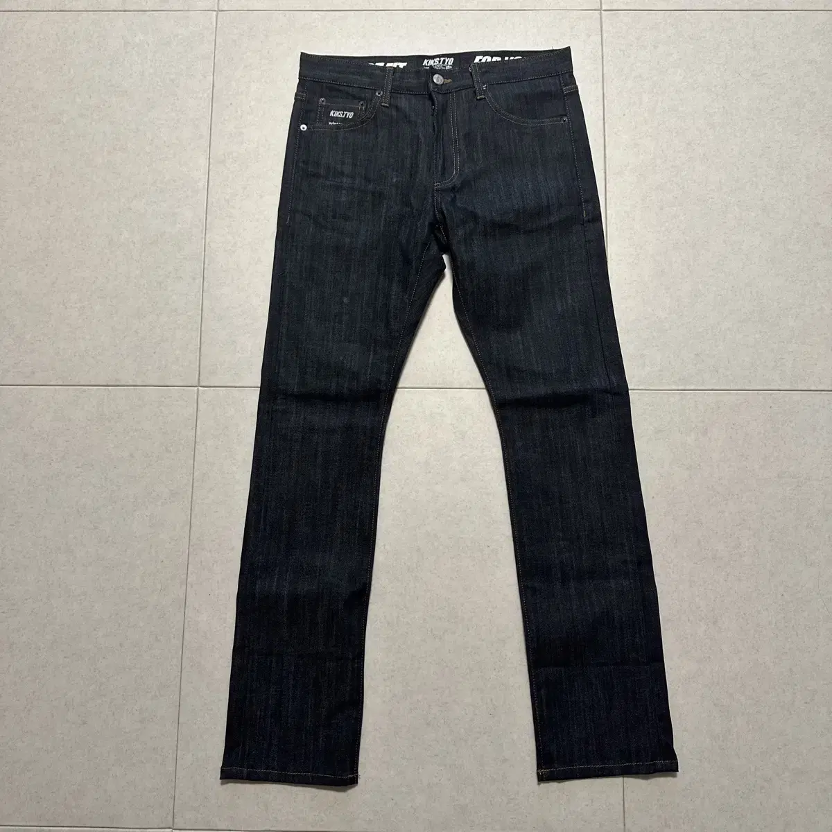 [Sizes 31-32] Kickstore Slim Raw Edge Denim Pants