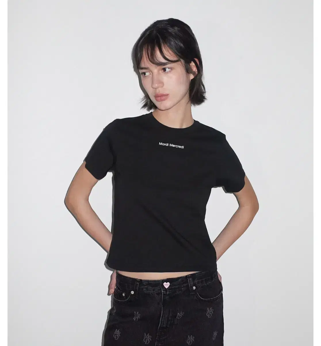 Mardi Gras Semi Cropped Short Sleeve