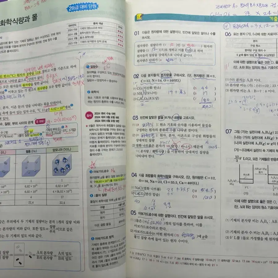 화학1 자이스토리 문제집