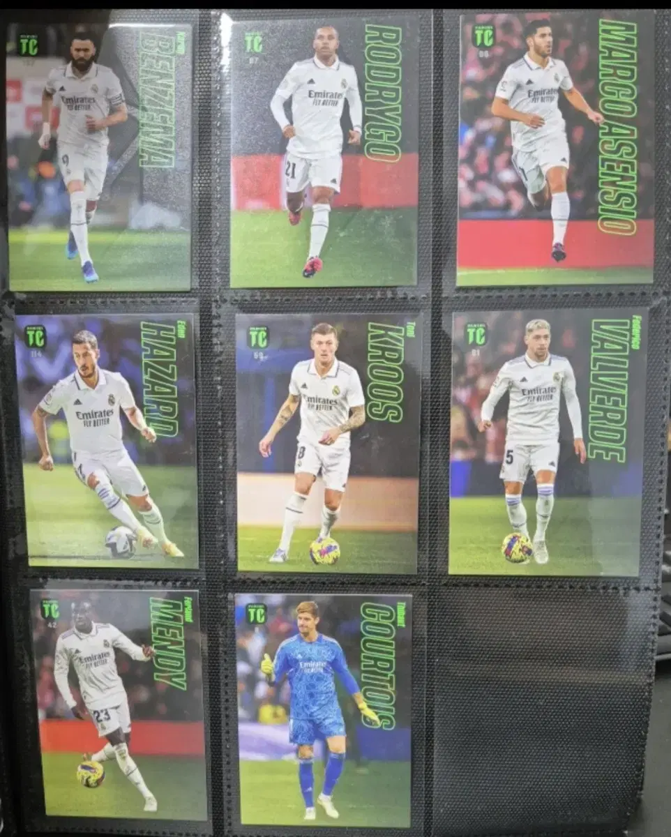 [Sports kard] Real Madrid 8 kards in bulk