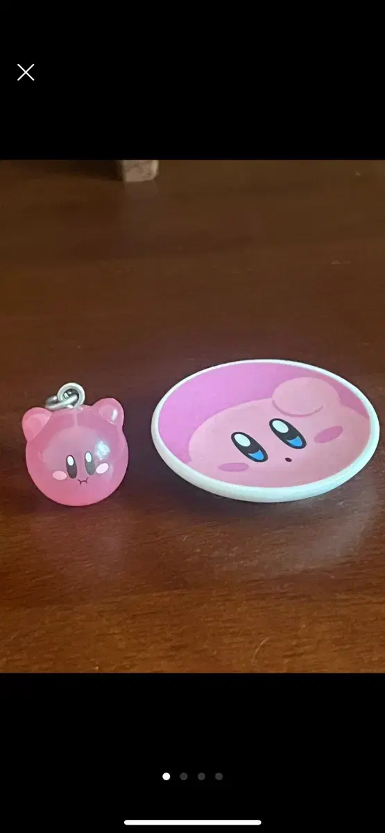 Stellar Kirby Mini Plate & Keyring Set of 2