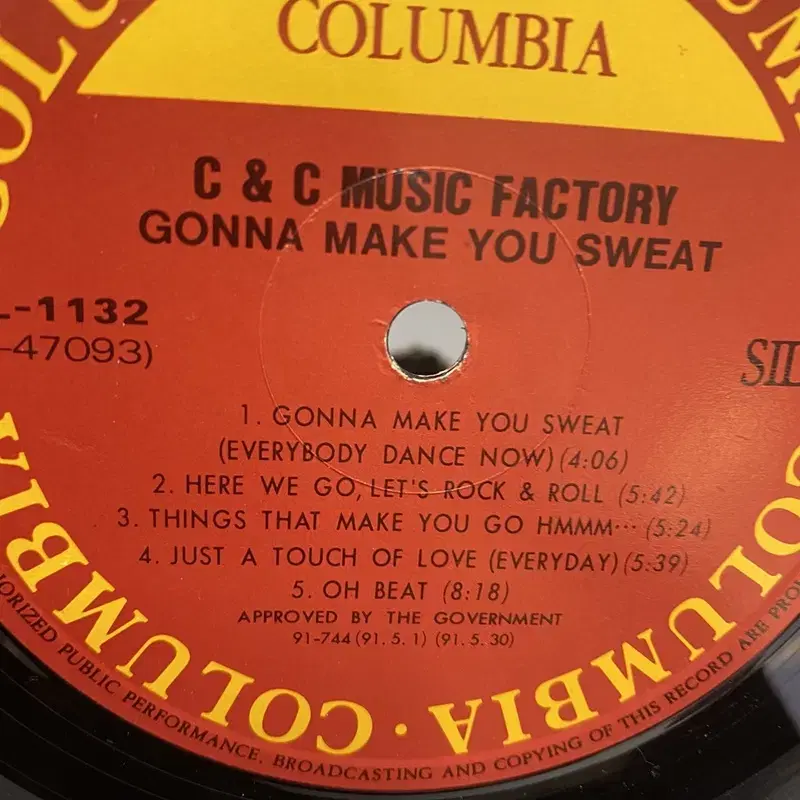 C AND C MUSIC FACTORY  LP / AA2822