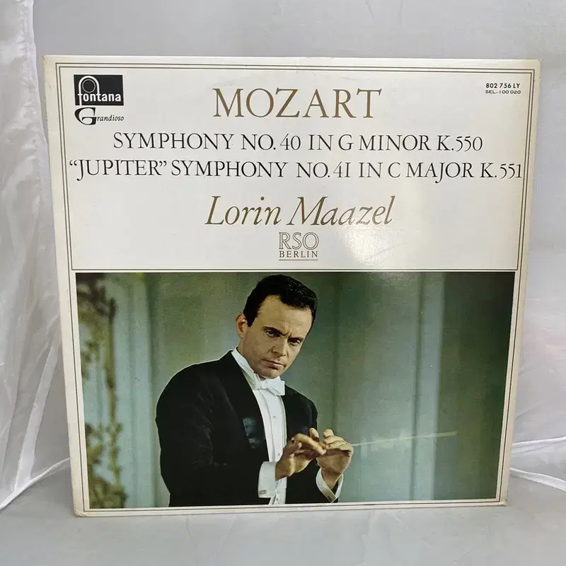 MOZART LORIN MAAZEL  LP / AA2828