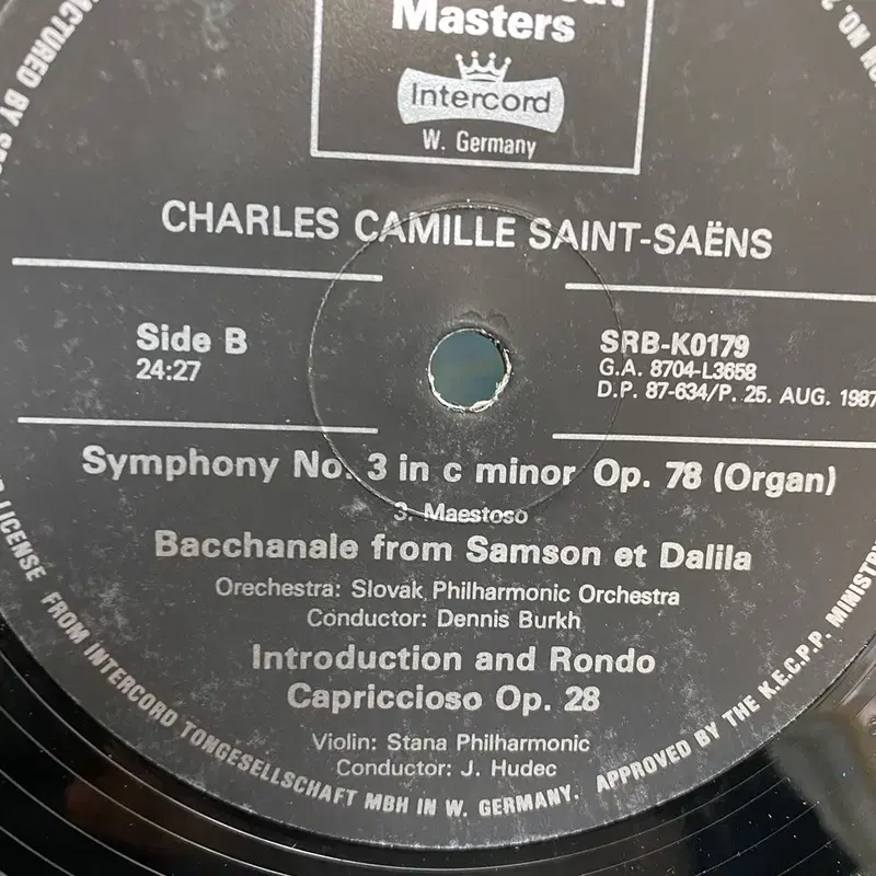 CAMILLE SAINT SAENS LP / AA2829