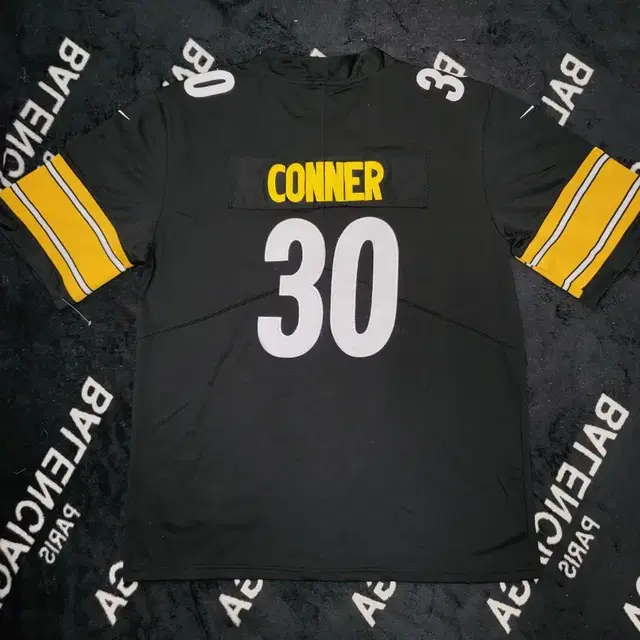 L)NFLx나이키 피츠버그 스틸러스 블랙 30번 CONNER 럭비져지