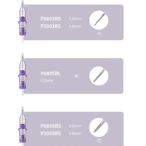 레보 니들 20pcs 재사용 가능 천자침 두피 헤어라인 smp 전문가용