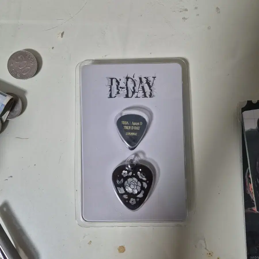 방탄 윤기 기타피크 서울 파이널콘 양도 guitar pick 슈가