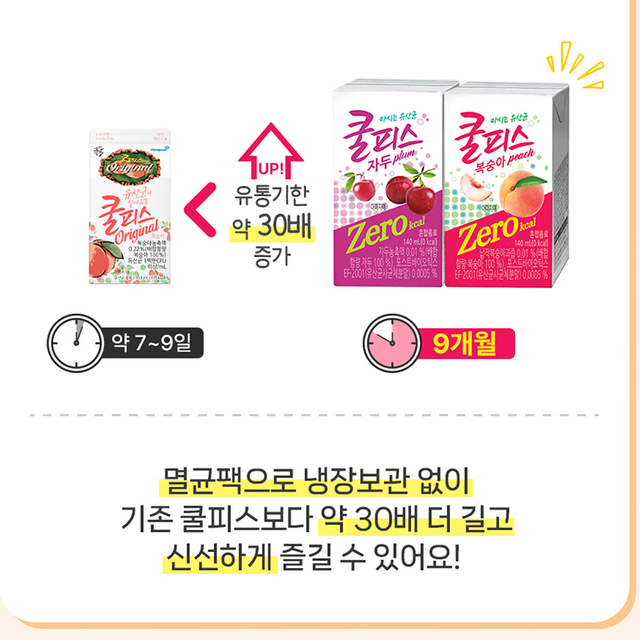 무료배송-쿨피스 제로 140ml 24개 복숭아/자두