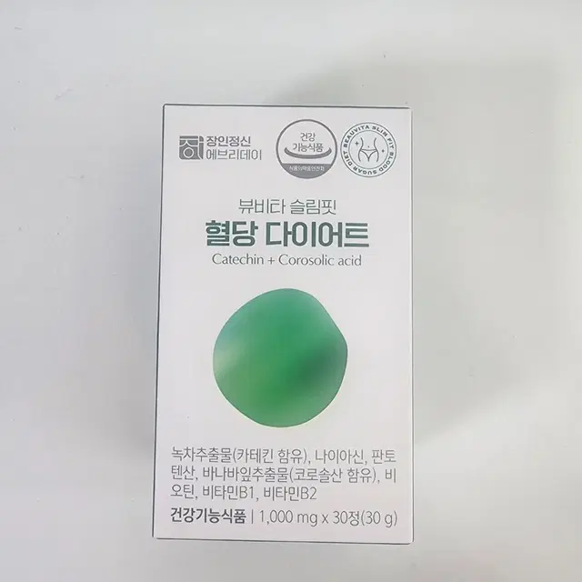 뷰비타 슬림핏 혈당 다이어트 1000mg x 30정 장인정신 에브리데이